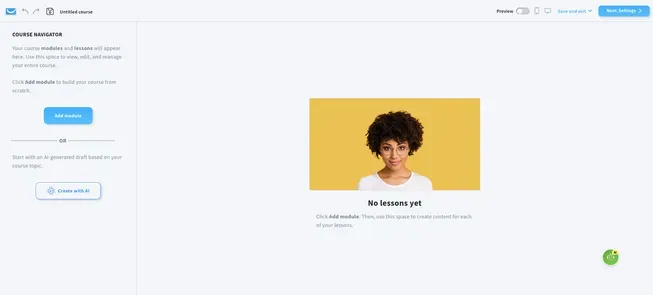 GetResponse's course builder as an alternative for podia